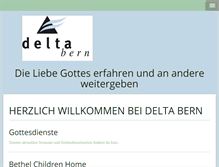 Tablet Screenshot of delta-bern.ch